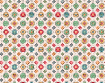 Mercantile Fabric by Lori Holt for Riley Blake - Small Medallion Fabric by the 1/2 Yard or Fat Quarter