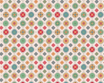 Mercantile Fabric by Lori Holt for Riley Blake - Small Medallion Fabric by the 1/2 Yard or Fat Quarter