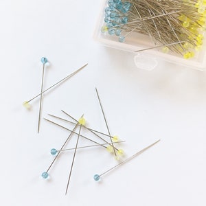 250pcs Stainless Steel Straight Pins 35mm Dressmaker Pins Quilt