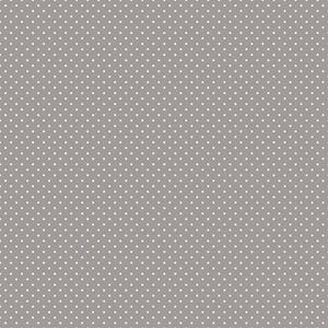 Gray Polka Dot Fabric - Riley Blake Swiss Dots - Gray and White Polka Dot Fabric By The 1/2 Yard