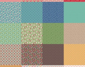 Lori Holt Mercantile Fabric Fat Quarter Bundle - 20pc Bundle