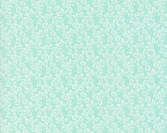 Jelly and Jam Fabric by Fig Tree Quilts for Moda - Aqua Small Floral Fabric