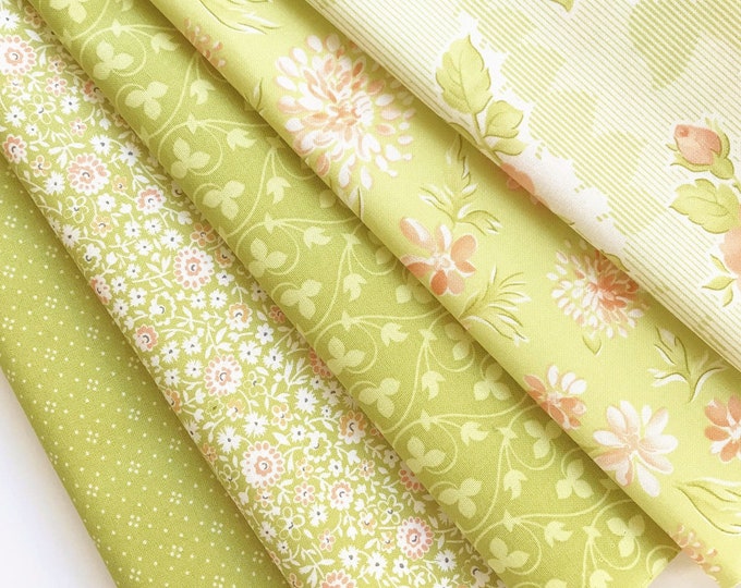 Fig Tree Cinnamon and Cream Fabric Fat Quarter Bundle 5pc Etsy
