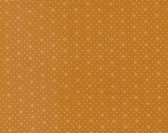 Eyelet Fabric by Fig Tree Quilts for Moda - Cinnamon Brown Eyelet Dot Fabric by the 1/2 Yard