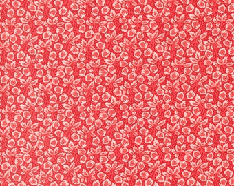 Jelly and Jam Fabric by Fig Tree Quilts for Moda - Red Small Floral Fabric