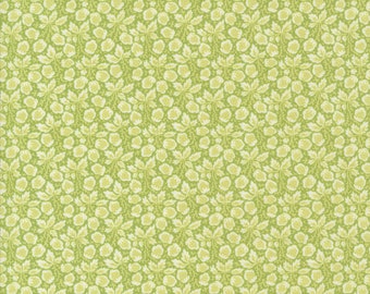 Jelly and Jam Fabric by Fig Tree Quilts for Moda - Green Small Floral Fabric