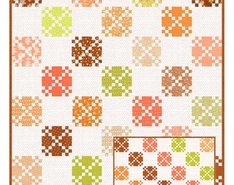 Nine Patch Blooms Quilt Pattern by Fig Tree Quilts