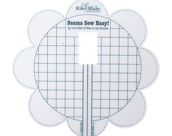 Seams Sew Easy Seam Guide by Lori Holt of Bee In My Bonnet and Riley Blake - Denim Blue