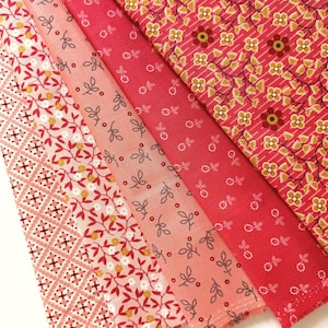 Lori Holt Gentler Times Stoffpaket (5-teilig, rosa)