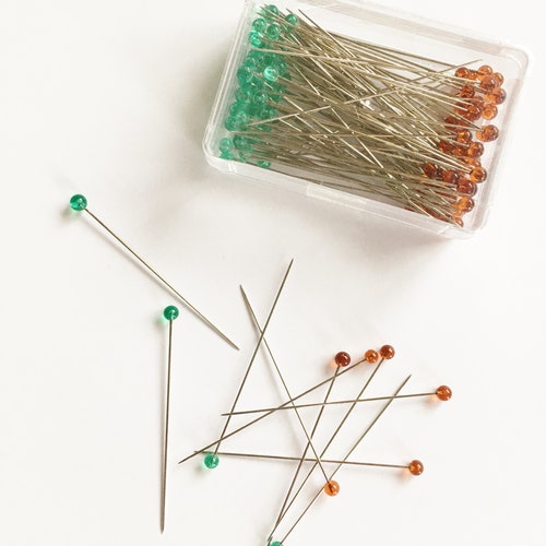 Clover Glass Head Sewing Pins Extra Fine & Sharp for Quilt Etsy