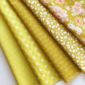 Feigenbaum Portofino Fabric Fat Quarter Bundle - 5-teiliges grünes Farbpaket