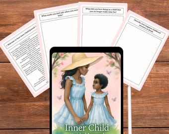 Inner Child Healing Journal Printable, Shadow Work Prompts, Self Love Workbook
