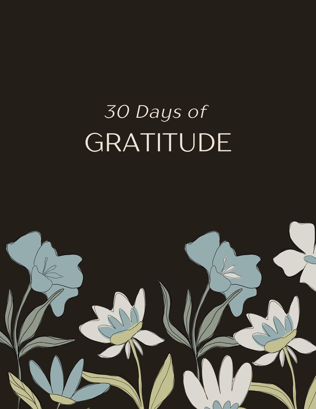 30 Days of Gratitude Digital Journal for Goodnotes | Hyperlinked PDF ...