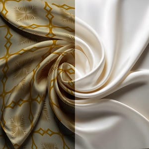 リアルなドレープ生地スカーフのPSD素材（パターンとテクスチャ用）