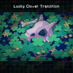 Lucky Clover Stream Transition, Skull Twitch Stinger voor streamer, Twitch, Discord, YouTube ...