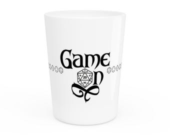 D&D Shot Glass, Gamer Gift, Game Night Fun