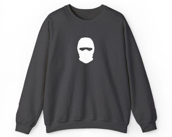 Booktok Boyfriend Crewneck | Mask and Daggers Embroidered Sweatshirt | Dark Romance Crewneck - DARK COLOURS
