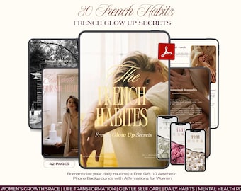 French Glow Up Playbook | Feminine Self Care Journal (PDF Download)