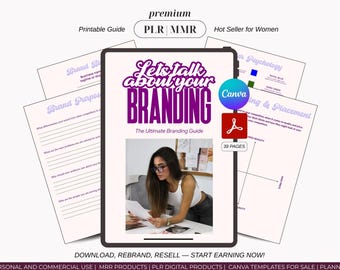 PLR Branding Workbook & eBook: Canva Business Guide (Resell Template)