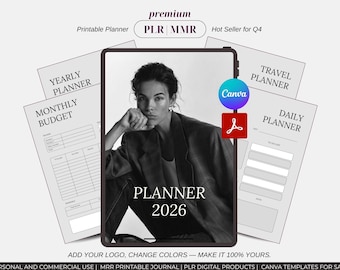 PLR Digital Planner Canva Template: MMR Journal for Etsy (PDF Download)