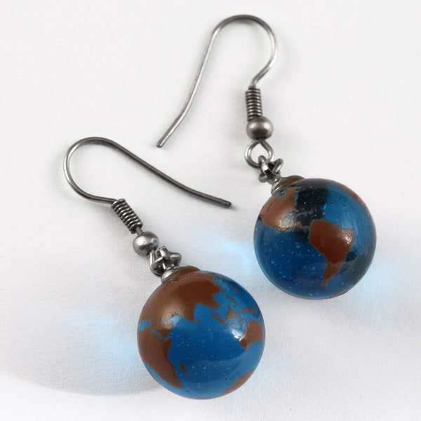 Globe Earrings Etsy