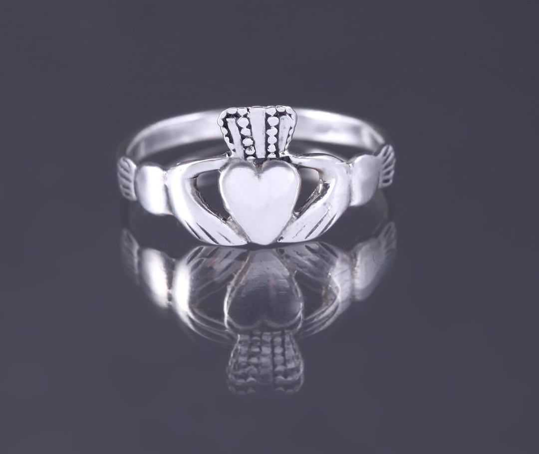 Bracelet Argent 925 Claddagh Avec Marcassite - Fermoir Homard - Neuf étiqueté - Thaïlande