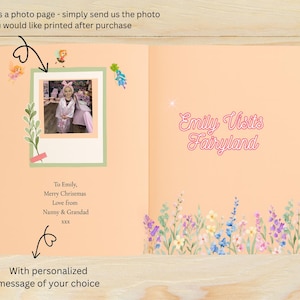 Emily Visits Fairyland — Personalised Fairy Tale Book (Handmade, A5) - A Magical Adventure Filled with Fairies, Sparkles & Woodland Wonder image 4