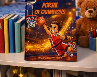 Tommy and the Big Basketball Game — Personalised Sports Storybook (Handmade, A5) - A Confidence‑Boosting Adventure for Little Basketball Fan
