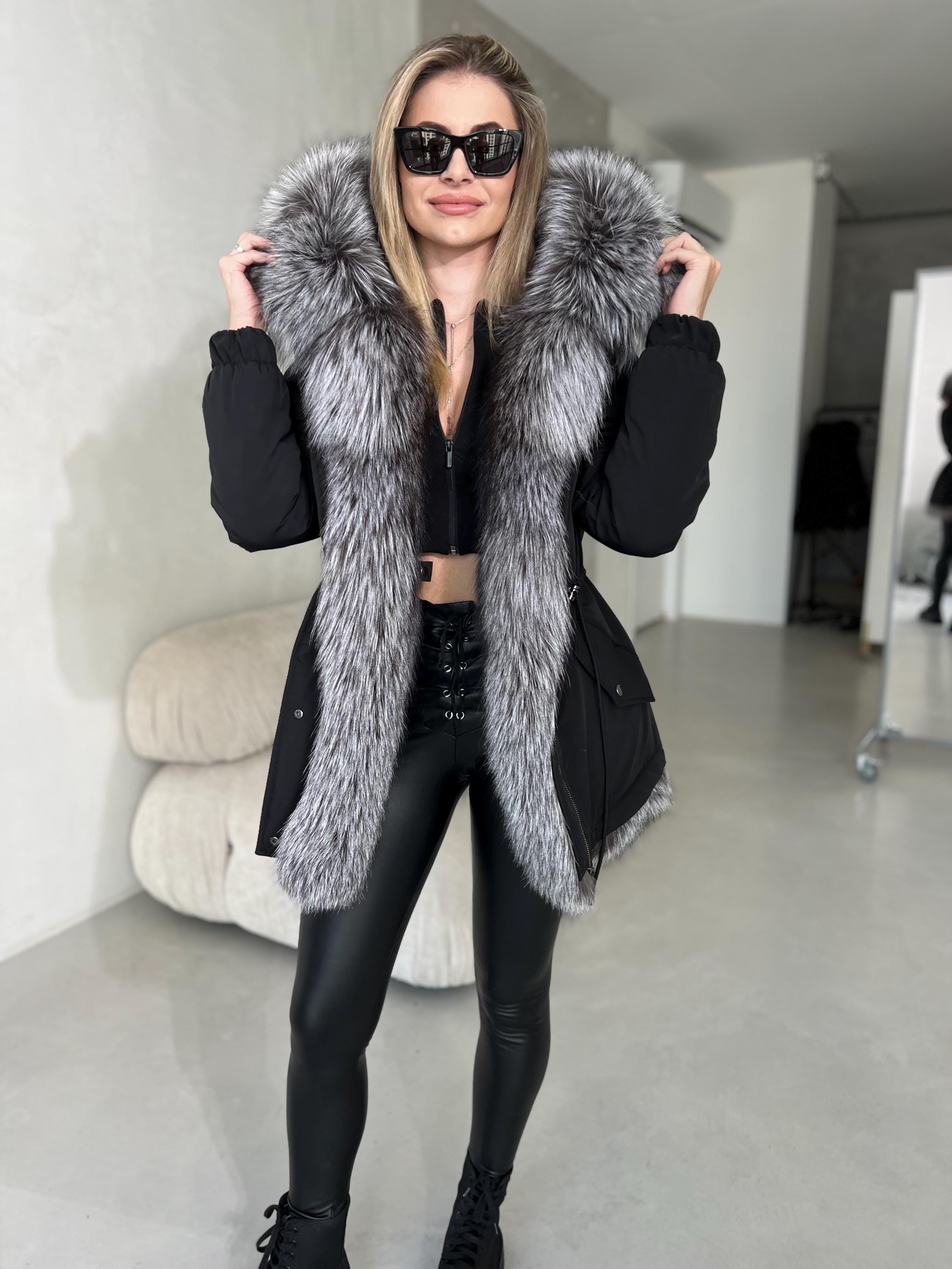 【シルバーFOX】スカンジナビア製シルバーFOXスキンオンスキンFURコート 楽天市場】シルバーフォックス ファーコートの通販