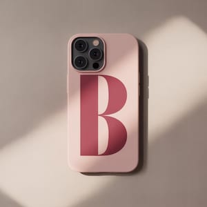 Personalised Large Initial Phone Case For iPhone