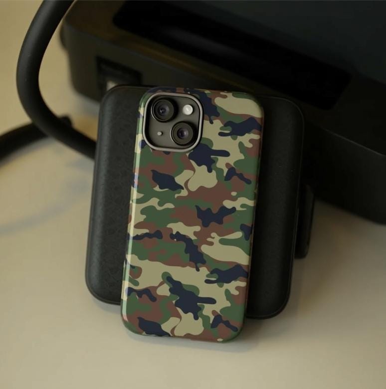 Plain Ol Camo Phone Case by Shield Shack Designs for iphone