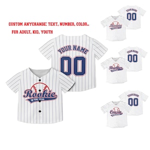 Personalized Mommy Daddy Of the Rookie Baseball Jersey, Custom Name Number Shirt, Rookie Of The Year Jersey, Family Matching Outfits