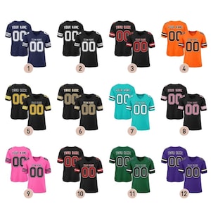 Maglia da calcio personalizzata per uomo, donna e ragazzo, maglia da calcio personalizzata, divisa da calcio per gli amanti dei tifosi di calcio.