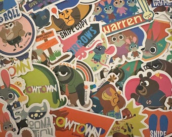 Zootopia Sticker Pack: Judy Hopps, Nick Wilde - Matte Planner Stickers