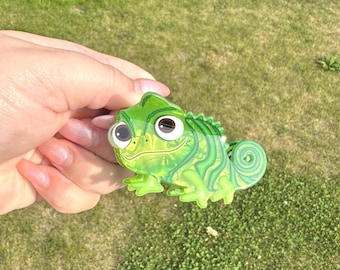 Pascal Chameleon Claw Clip – Disney Tangled Acrylic Hair Clip