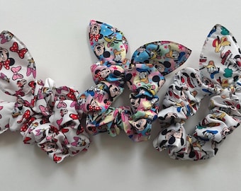 Disney Character Scrunchie – Mickey, Minnie, Donald Duck