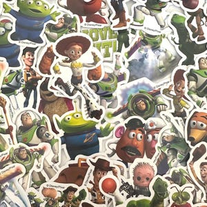 Toy Story Stickers – Pack of 10 | Disney Pixar Characters | Perfect for Kids, Scrapbooks, Party Bags, Journals