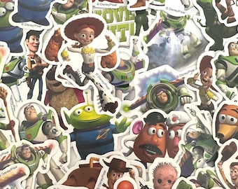 Toy Story Stickers – Disney Pixar Character Decals, 10 Pack