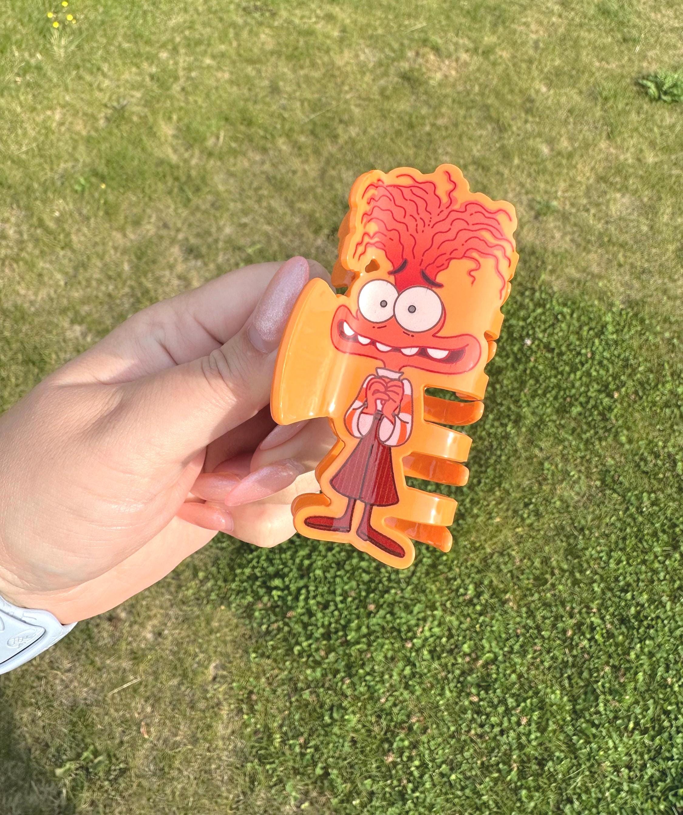 Disney Pixar Inside Out 2 Anxiety Figural Hair Claw Clip Inside Out 2 Anxiety Hair Claw Clip - Etsy main image 3