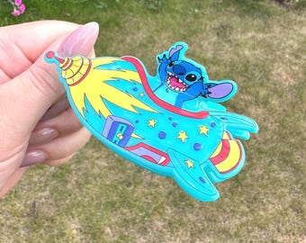 Stitch Rocket Claw Clip | Disney Inspired Hair Accessory