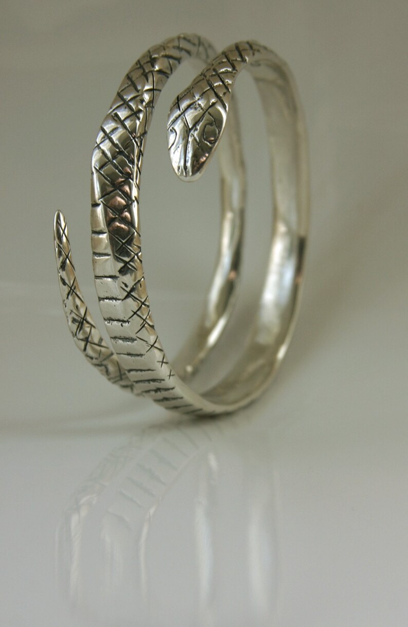 Coiled Snake Bracelet Etsy