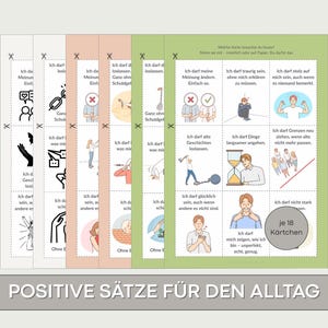 Ich darf... - Selbstfürsorge Karten zum Ausrucken | Achtsamkeit, Self-Care, Positives Mindset, Persönliches Wachstum, Selbstreflexion |  PDF