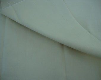 Vintage Butter Gelb Twill Stoff Meterware