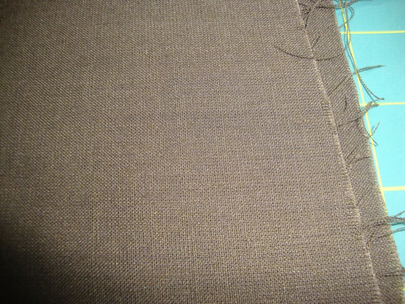 VINTAGE Dark Chocolate Brown Polyester woven fabric image 2