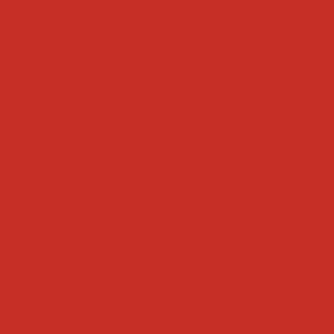 May include: Solid red background.