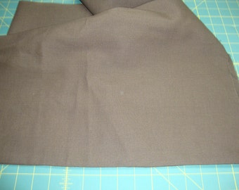 VINTAGE Dark Chocolate Brown Polyester woven fabric