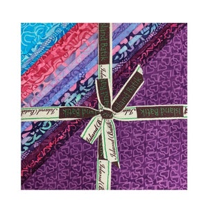 Love and Kisses 10" Stack Pack Cotton Batik Fabric Precuts Layer cake