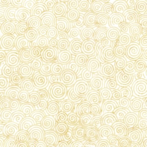 Island Batik Yolk Neutral Creamy Yellow Background Fabric Yardage