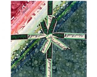 Island Batik Wondrous Stack 10 in squares Batik Fabric Precut