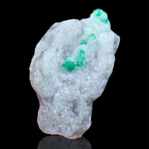 Natural terminated Green Emerald Specimen, Emerald Crystal, Emerald On Matrix, Raw Emerald Emerald Stone, Minerals Specimen From Swat - 15 g